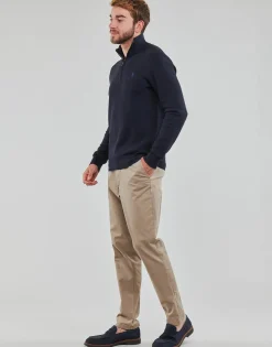 PULL DEMI ZIP EN COTON TEXTURE