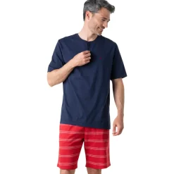 Pyjama court col ouvert NAUTIQUE