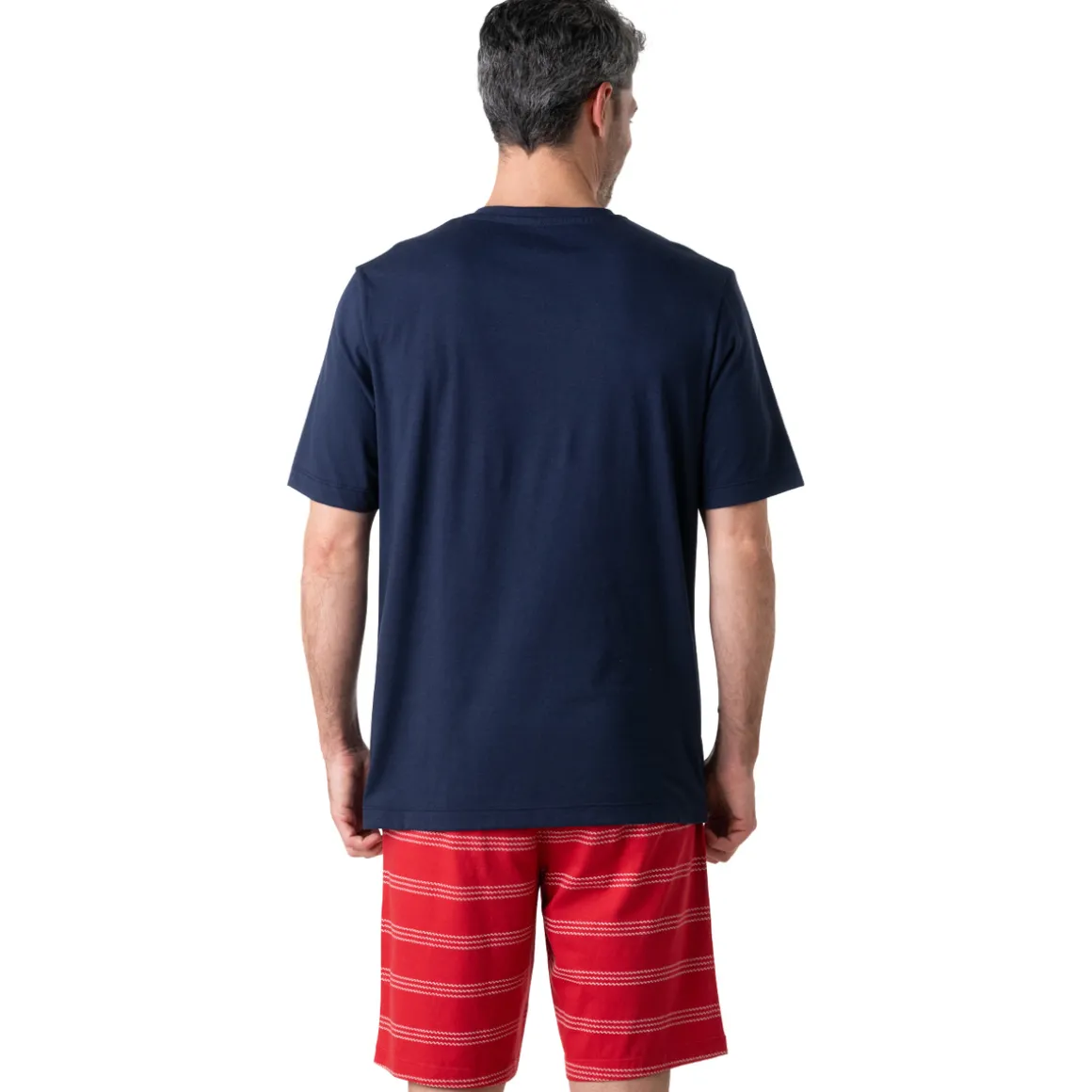 Pyjama court col ouvert NAUTIQUE