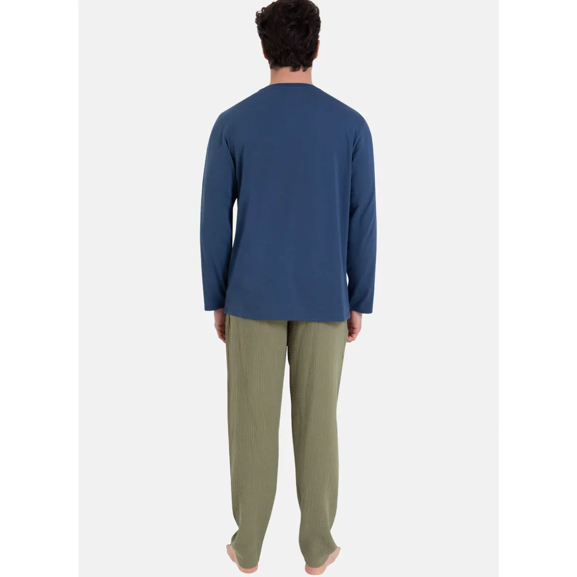 Pyjama court col rabat EASY COTON