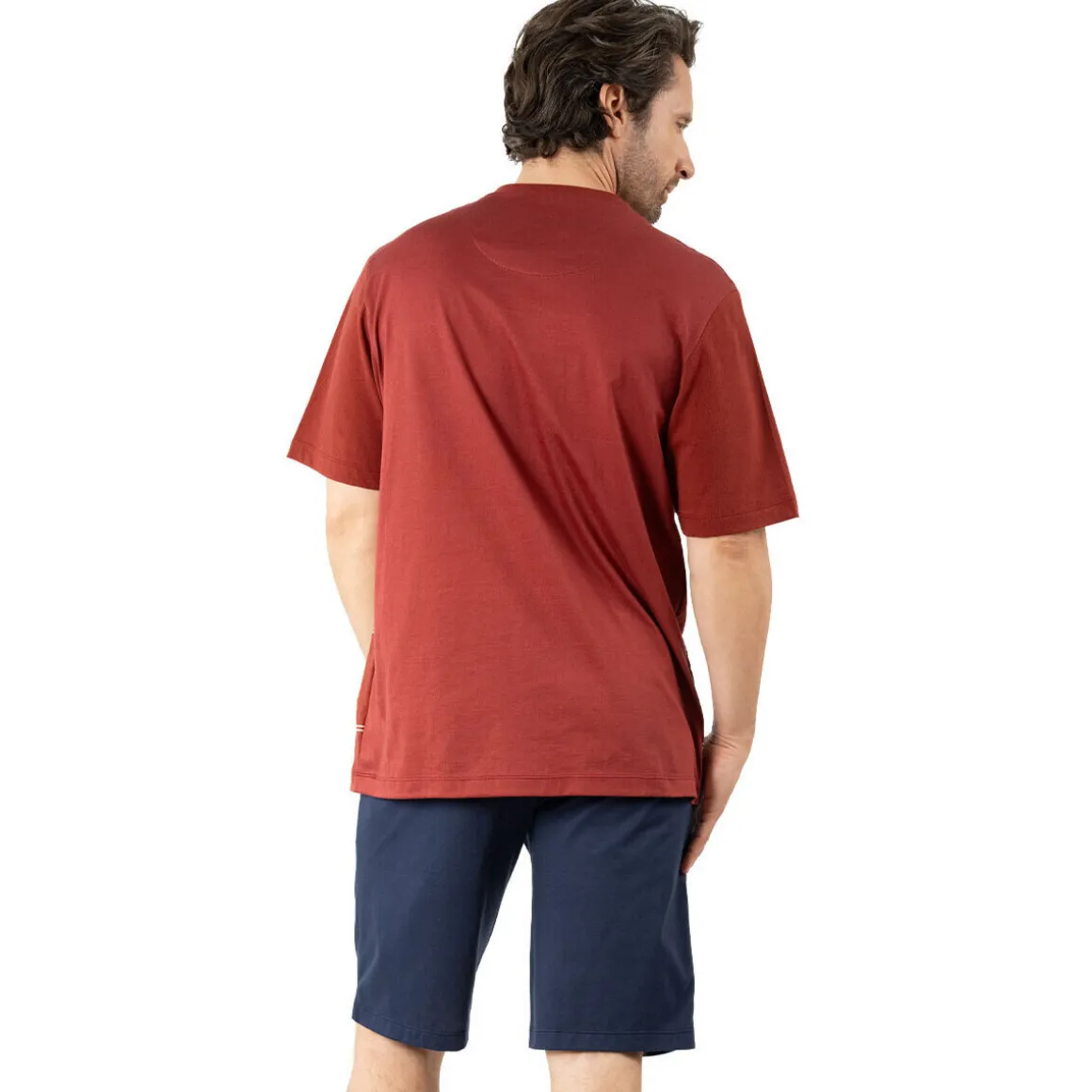 Pyjama court ouvert MERCERISE