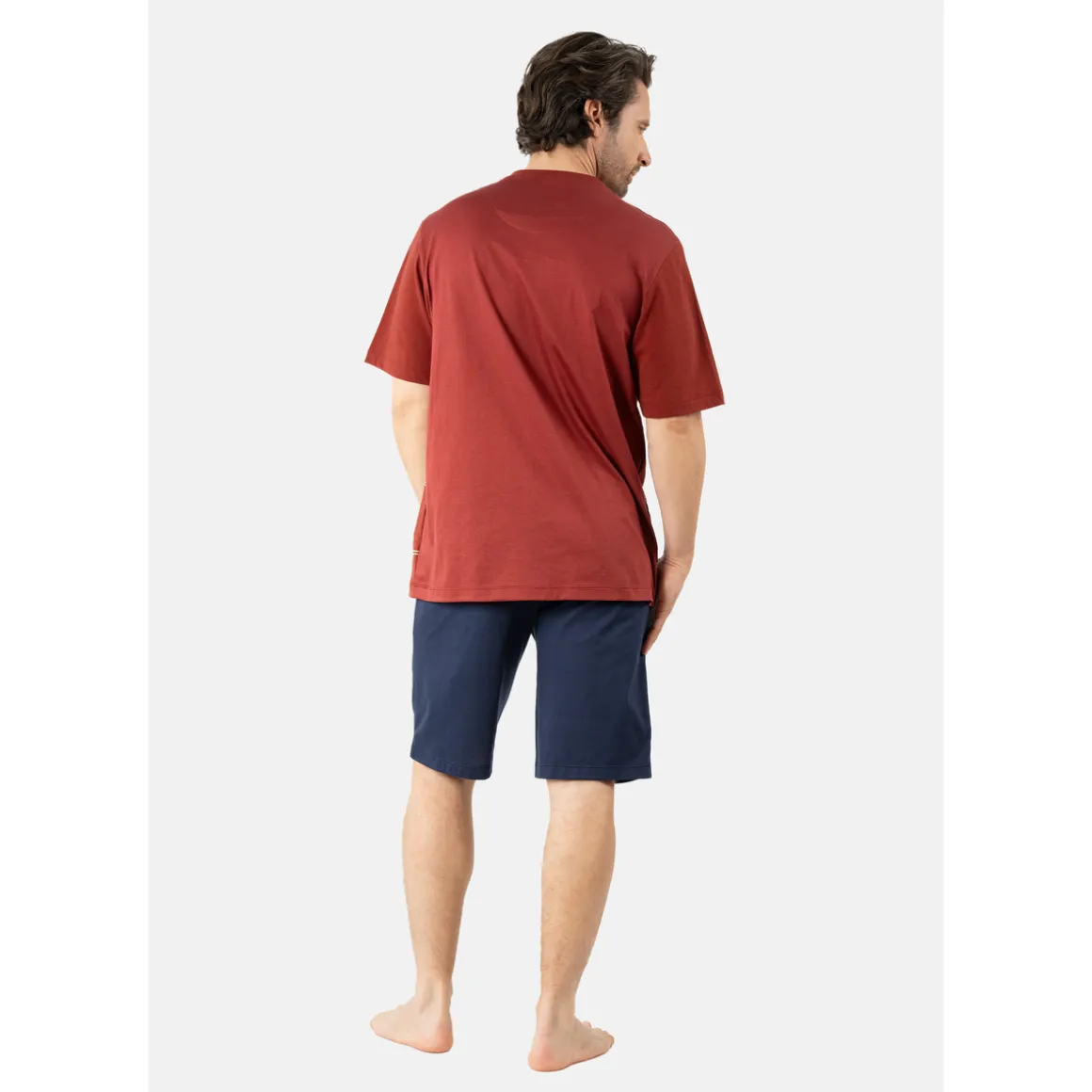 Pyjama court ouvert MERCERISE