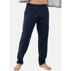 Pyjama long col ouvert MERCERISE