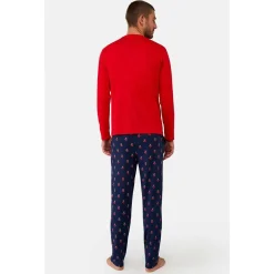 Pyjama long col V - CROC