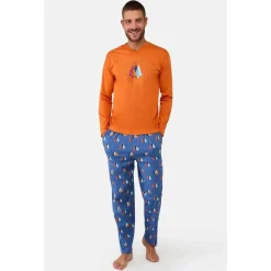 Pyjama long col V - SAPIN