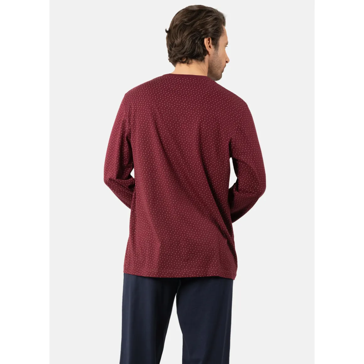 Pyjama long col V BUSINESS