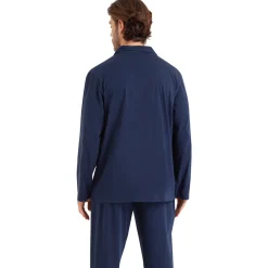 Pyjama long ouvert RAYURES