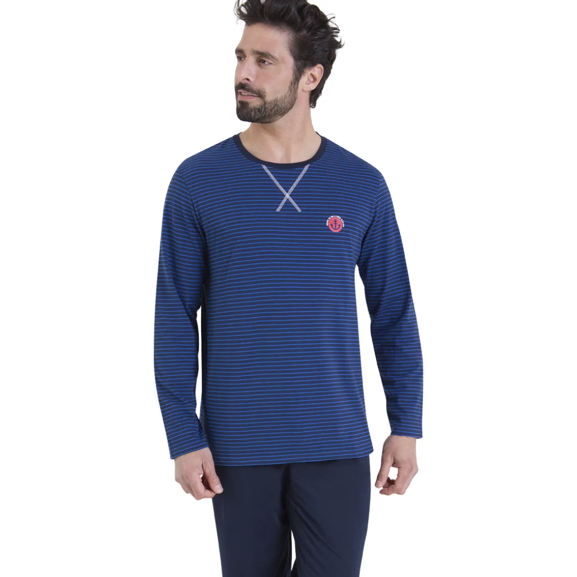 Pyjama long rayures L'ESCALE