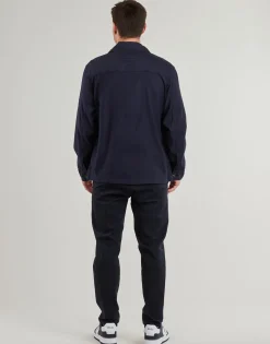 REG COT/LINEN OVERSHIRT