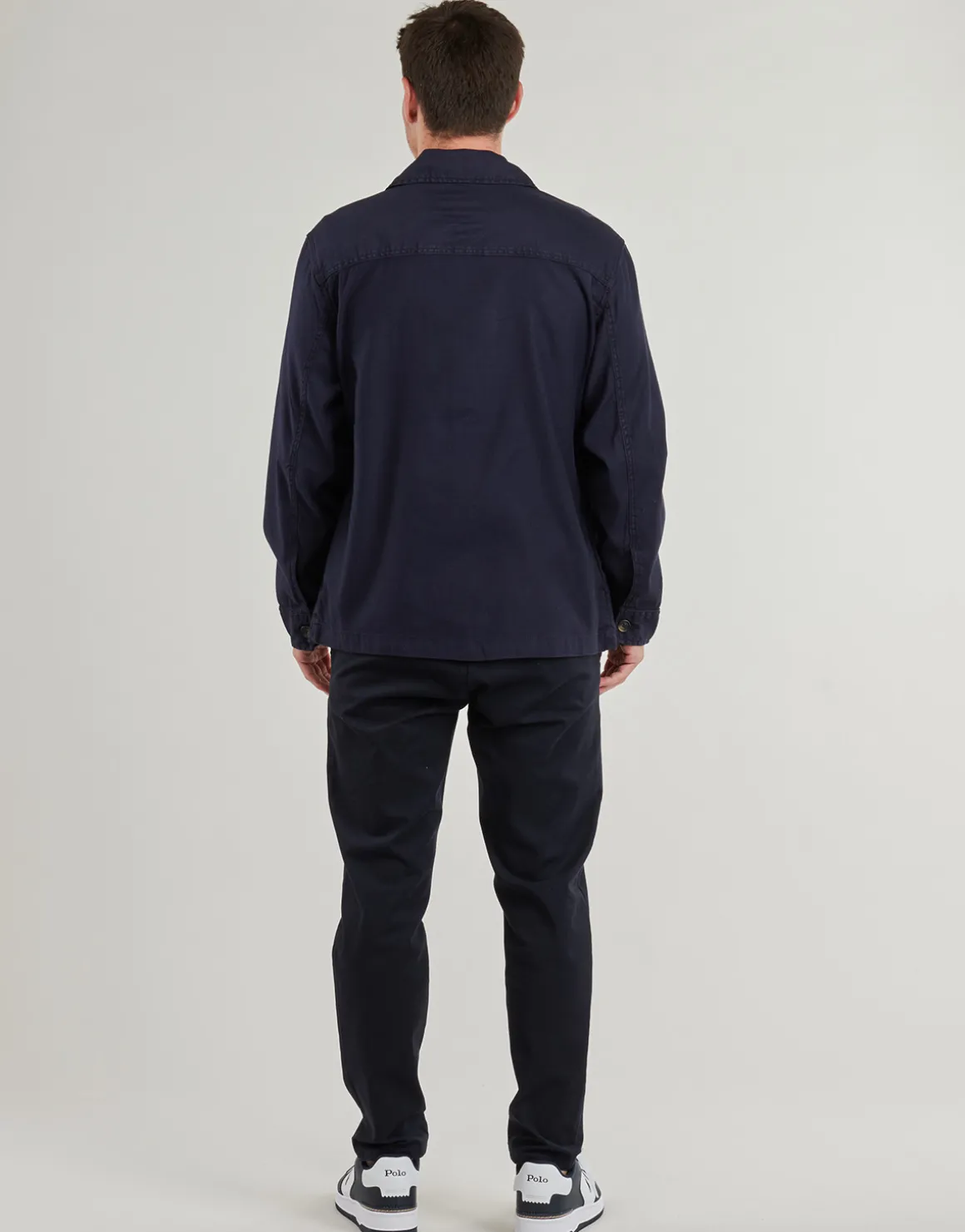 REG COT/LINEN OVERSHIRT