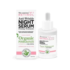 Retinol Anti-wrinkle Night Serum Organic Pomegranate