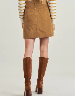 RETRO BUTTON FRONT SKIRT