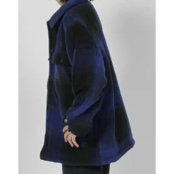 Ron blue sherpa shirt jr