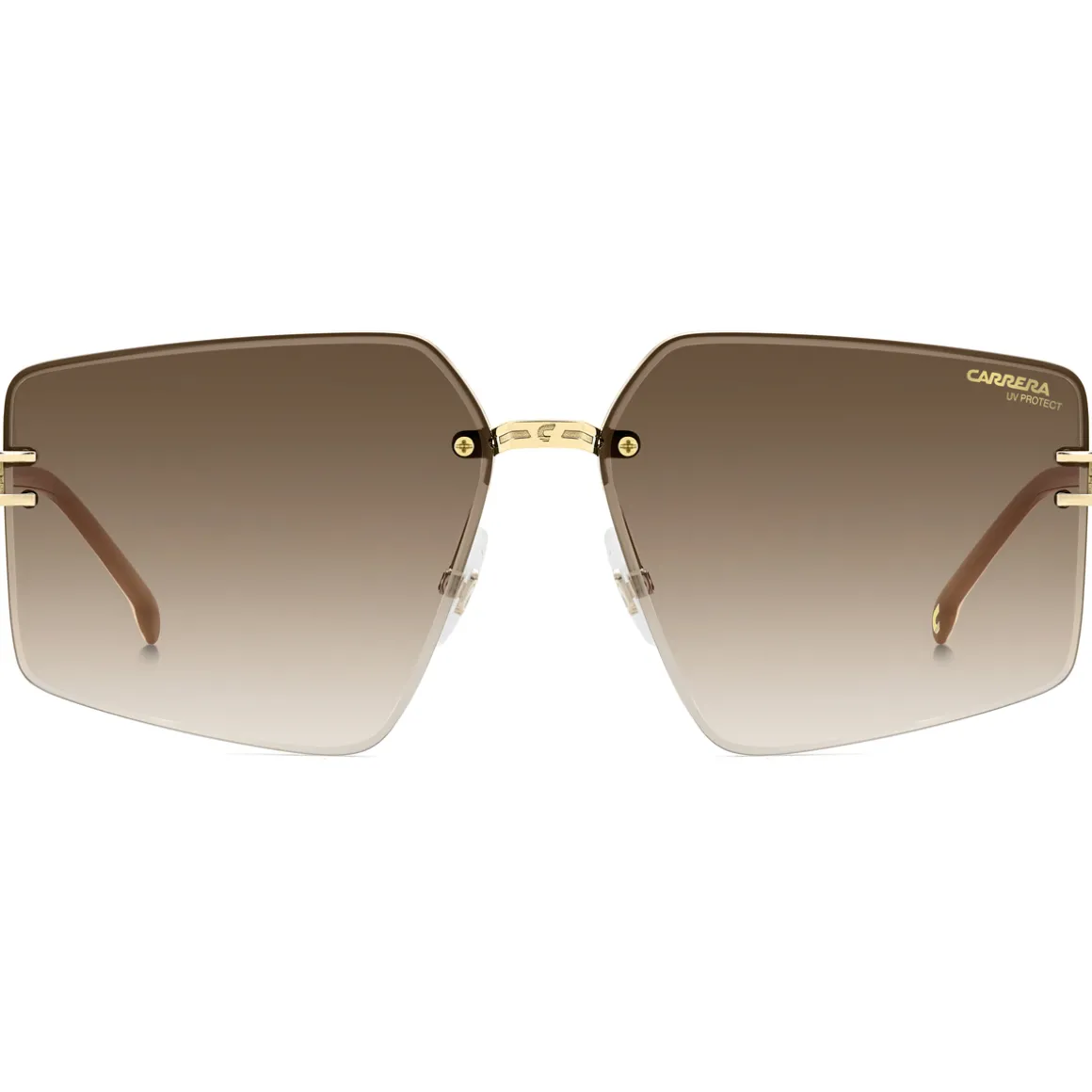 1074/S Lunettes de soleil, Or/Marron, 63 mm