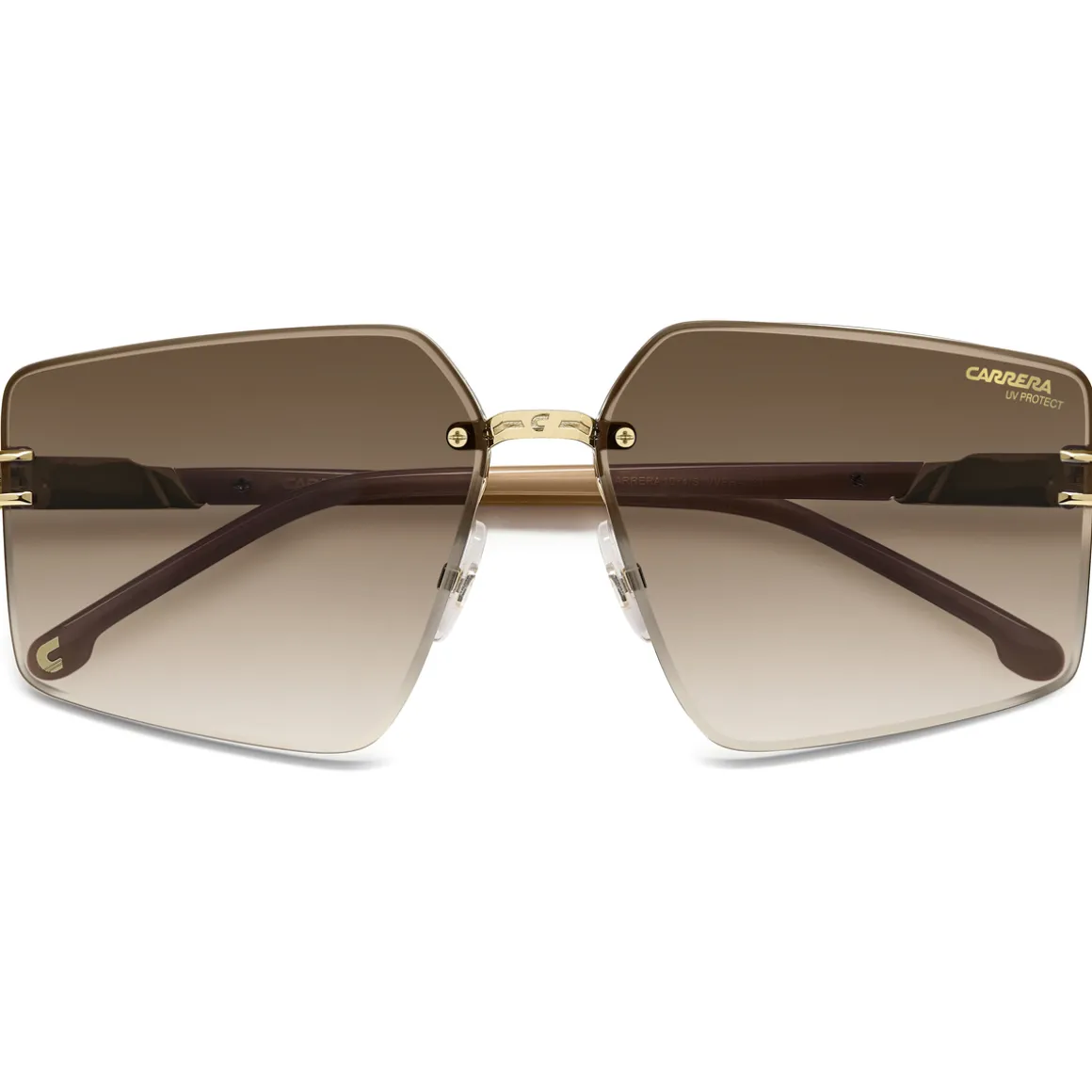 1074/S Lunettes de soleil, Or/Marron, 63 mm