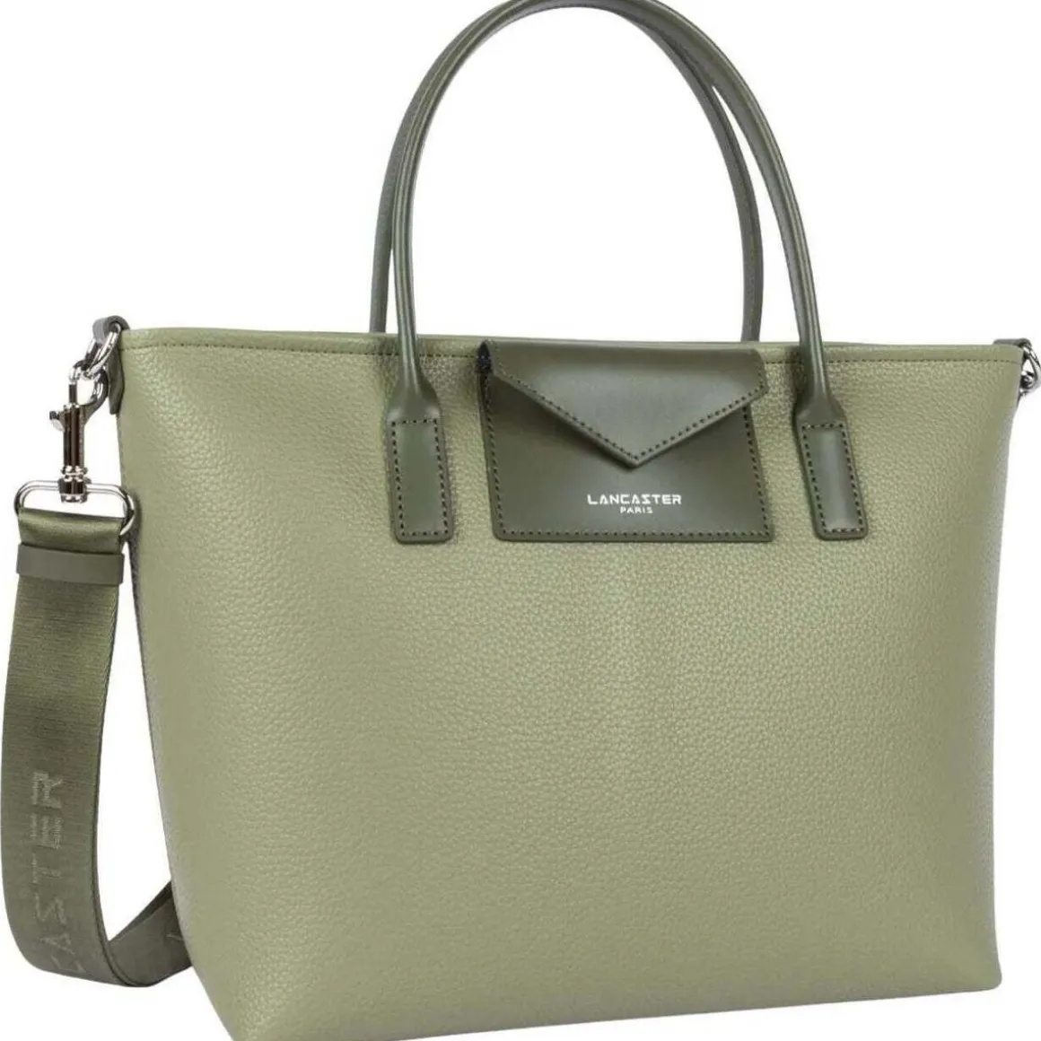 Sac cabas main Zippé Maya Double KBA 517-102 Olive