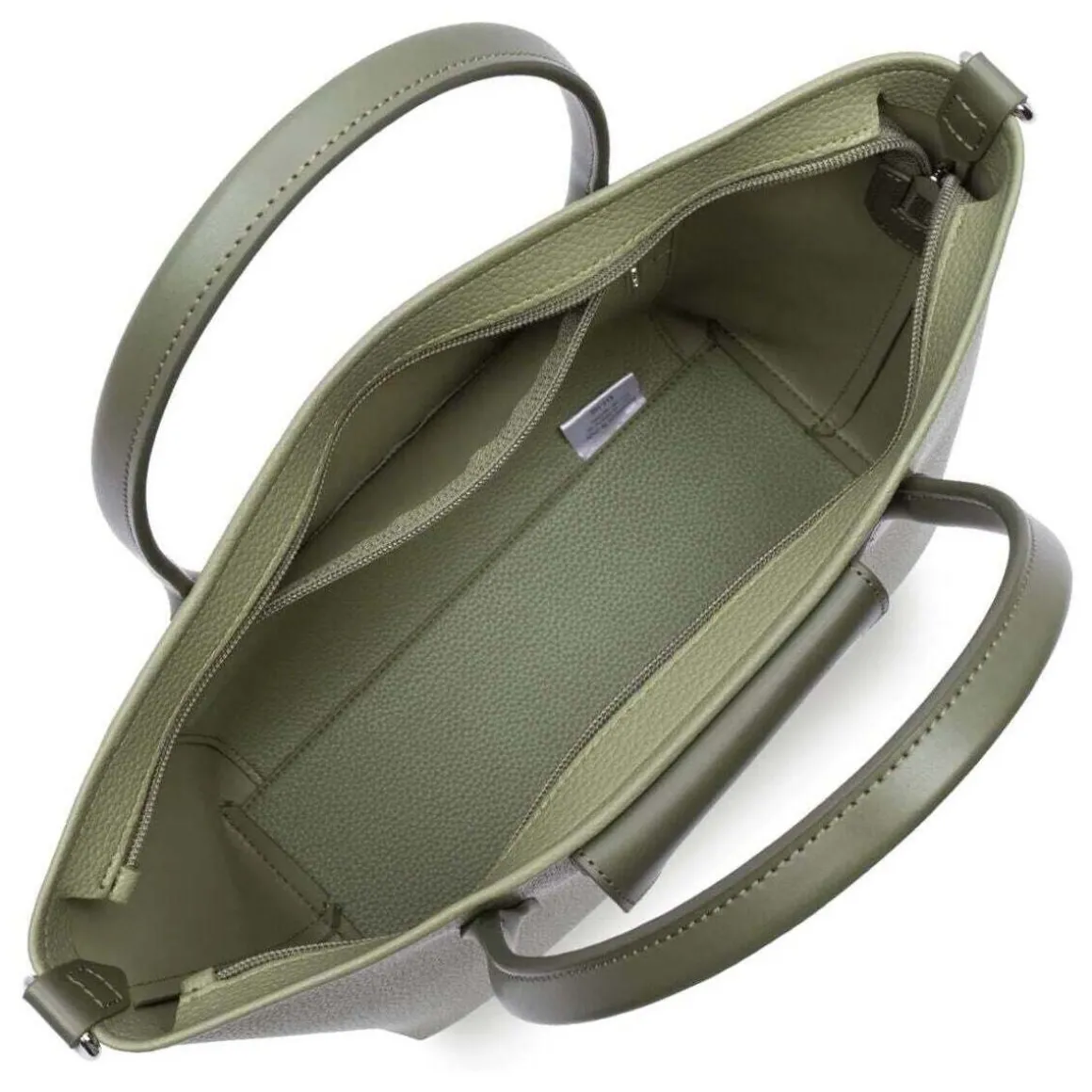 Sac cabas main Zippé Maya Double KBA 517-102 Olive