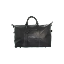 Sac de voyage en cuir ref 33930 Noir 65*38*21 cm