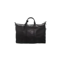 Sac de voyage en cuir ref 33930 marron foncé