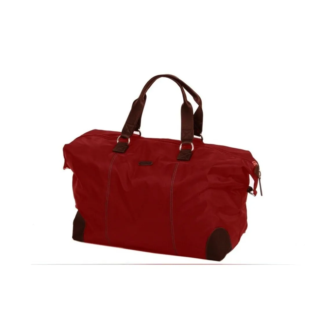 Sac De Voyage Nylon Garni De Croûte De Cuir K 29320
