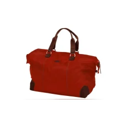 Sac De Voyage Nylon Garni De Croûte De Cuir K 29320