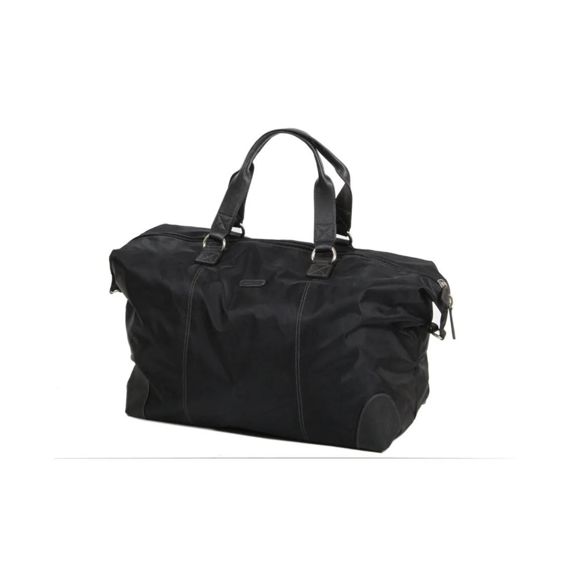 Sac De Voyage Nylon Garni De Croûte De Cuir K 29320