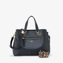 Sac shopper bleu marine Raven