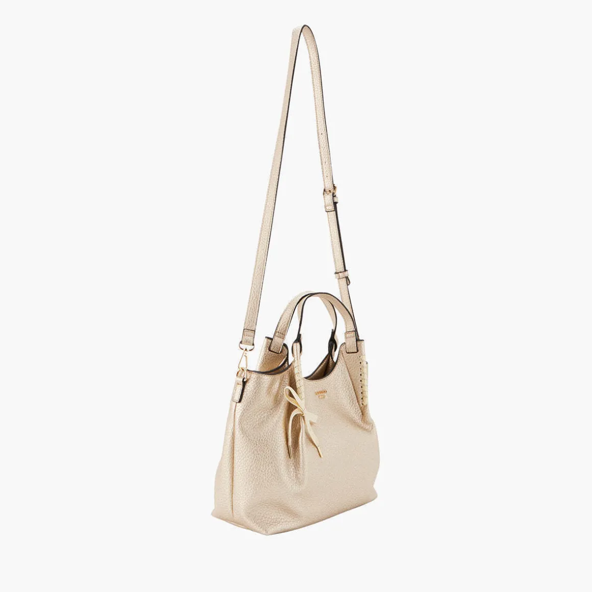 Sac shopper doré Pegguy