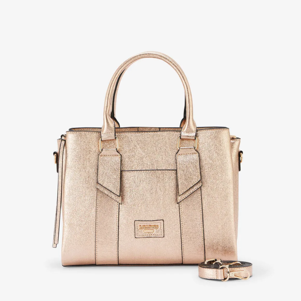 Sac shopper doré Romane