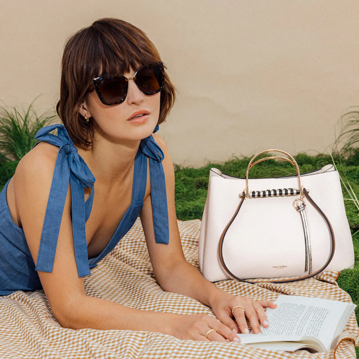 Sac shopper M ivoire P-Kitami