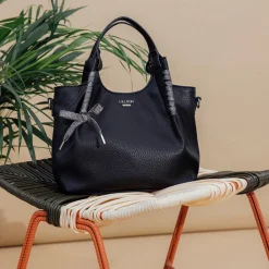 Sac shopper noir Pegguy