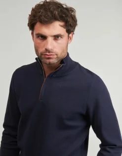 SACKER RIB HALF ZIP