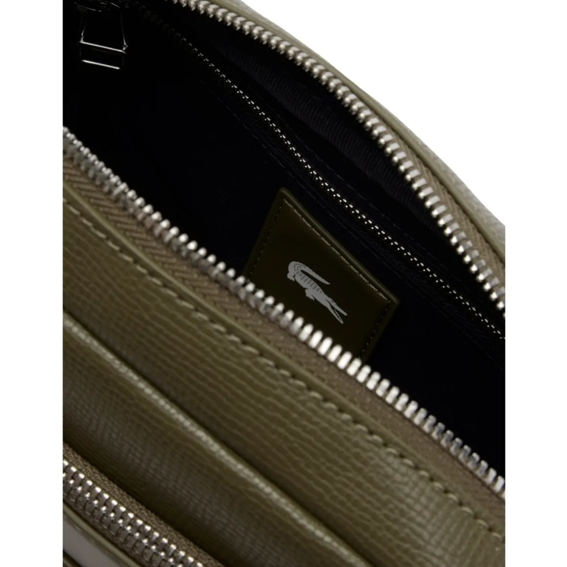 Sacoche homme Ref 66692 N62 Vert 22*16*6,5 cm