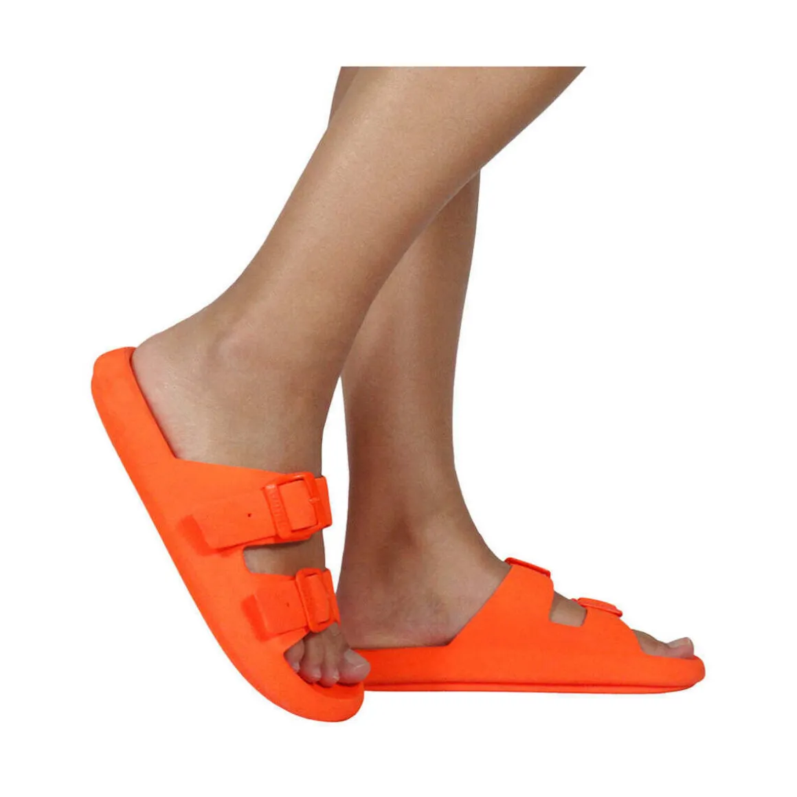 Sandales plates Jessy Fluo