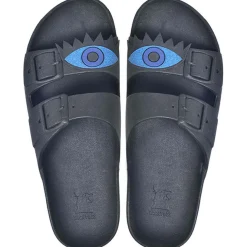 Sandales plates Olhos