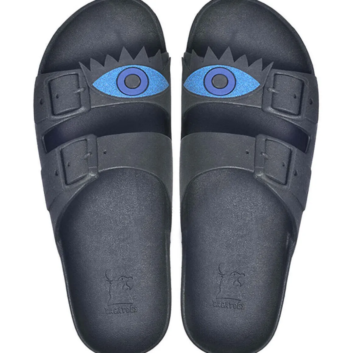 Sandales plates Olhos
