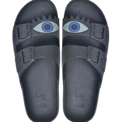 Sandales plates Olhos