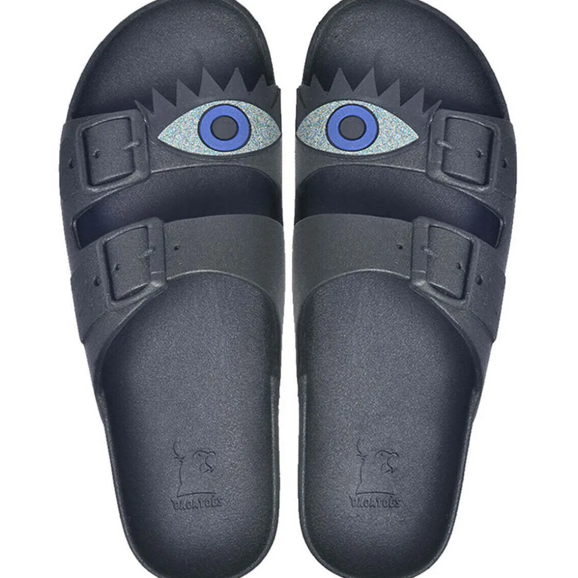 Sandales plates Olhos