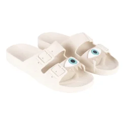 Sandales plates Olhos