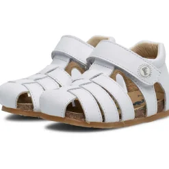 Sandales semi-fermées en cuir ALBY