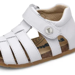 Sandales semi-fermées en cuir ALBY