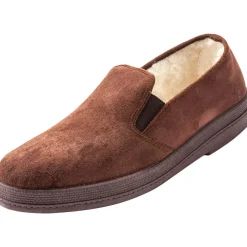 Sans-gêne mixtes en mouton véritable gra