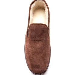 Sans-gêne mixtes en mouton véritable gra