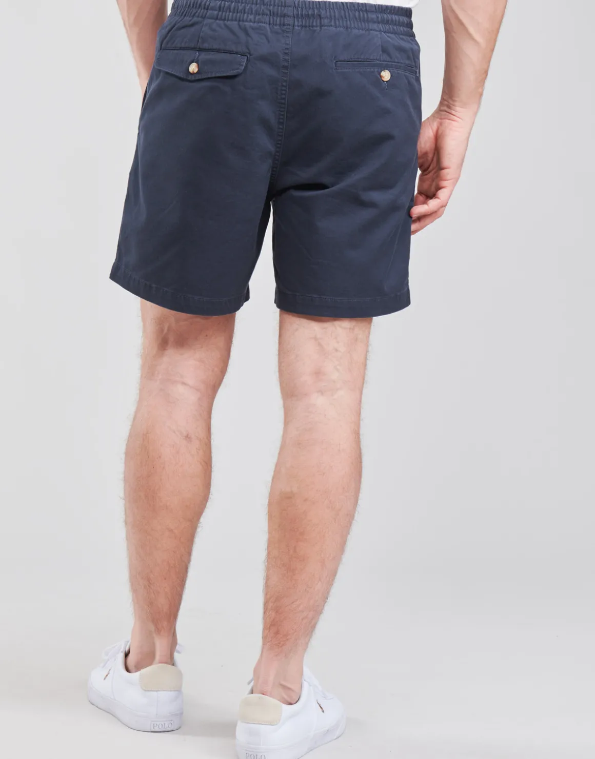 SHORT "PREPSTER" EN CHINO LEGER AVEC CORDON DE SERAGE