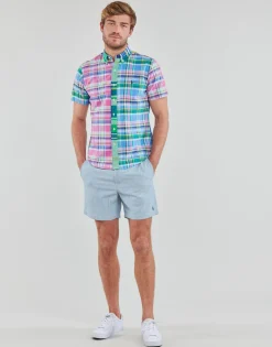 SHORT "PREPSTER" EN CHINO LEGER AVEC CORDON DE SERAGE