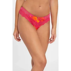 Shorty tanga rose Thaïs