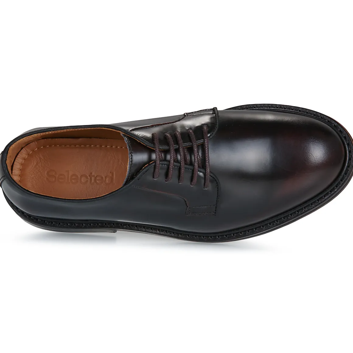 SLHCARTER LEATHER BLUCHER