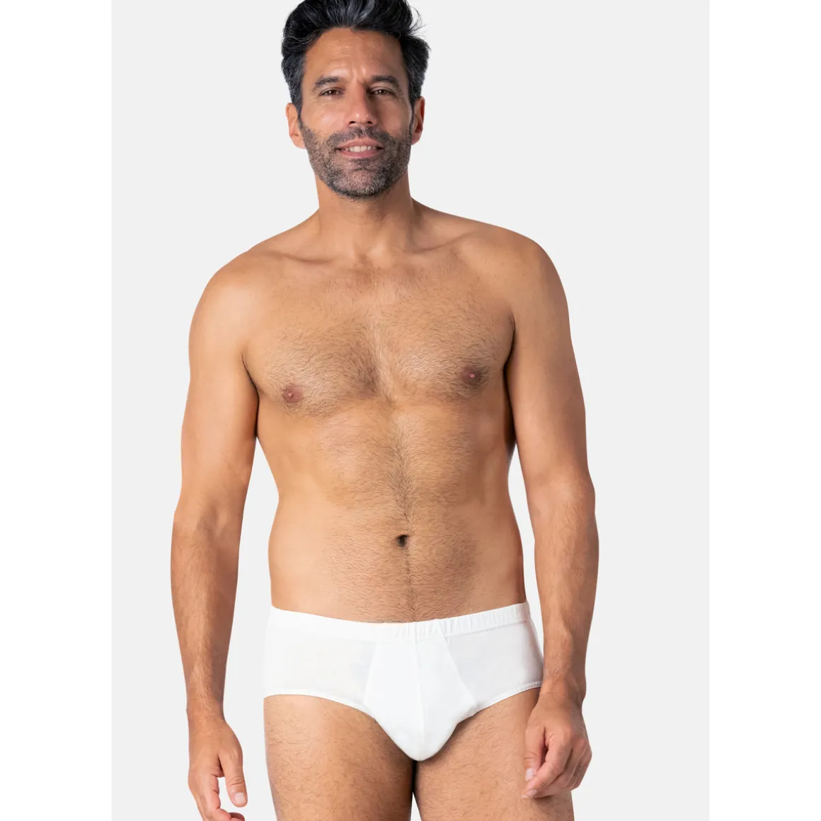 Slip taille haute fermée COTON D'EGYPTE