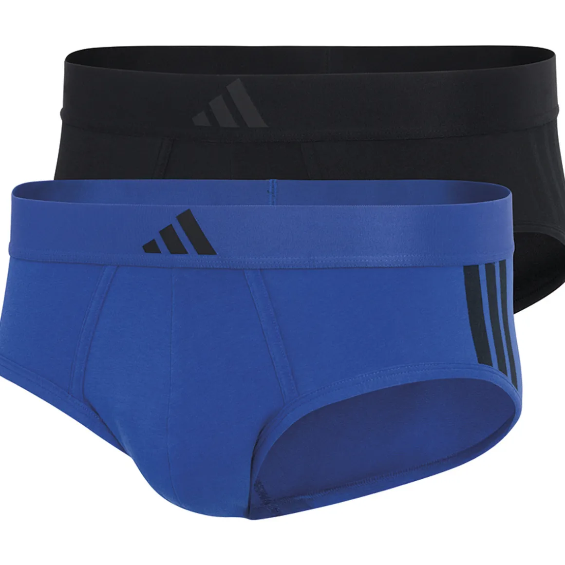 Slips, lot de 2, ACTIVE FLEX COTTON 3 STRIPES