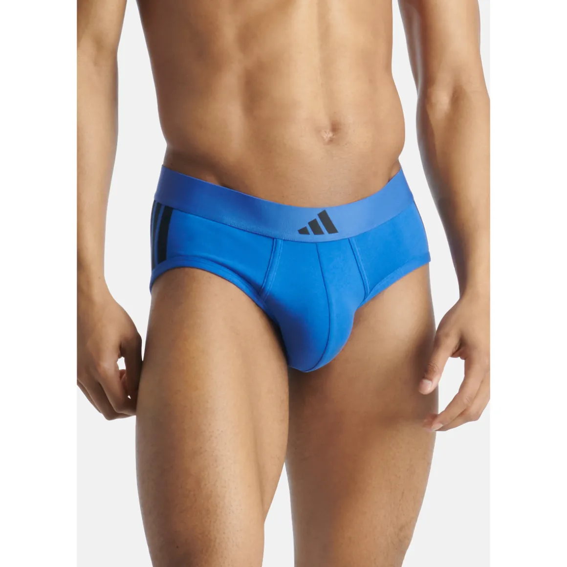 Slips, lot de 2, ACTIVE FLEX COTTON 3 STRIPES